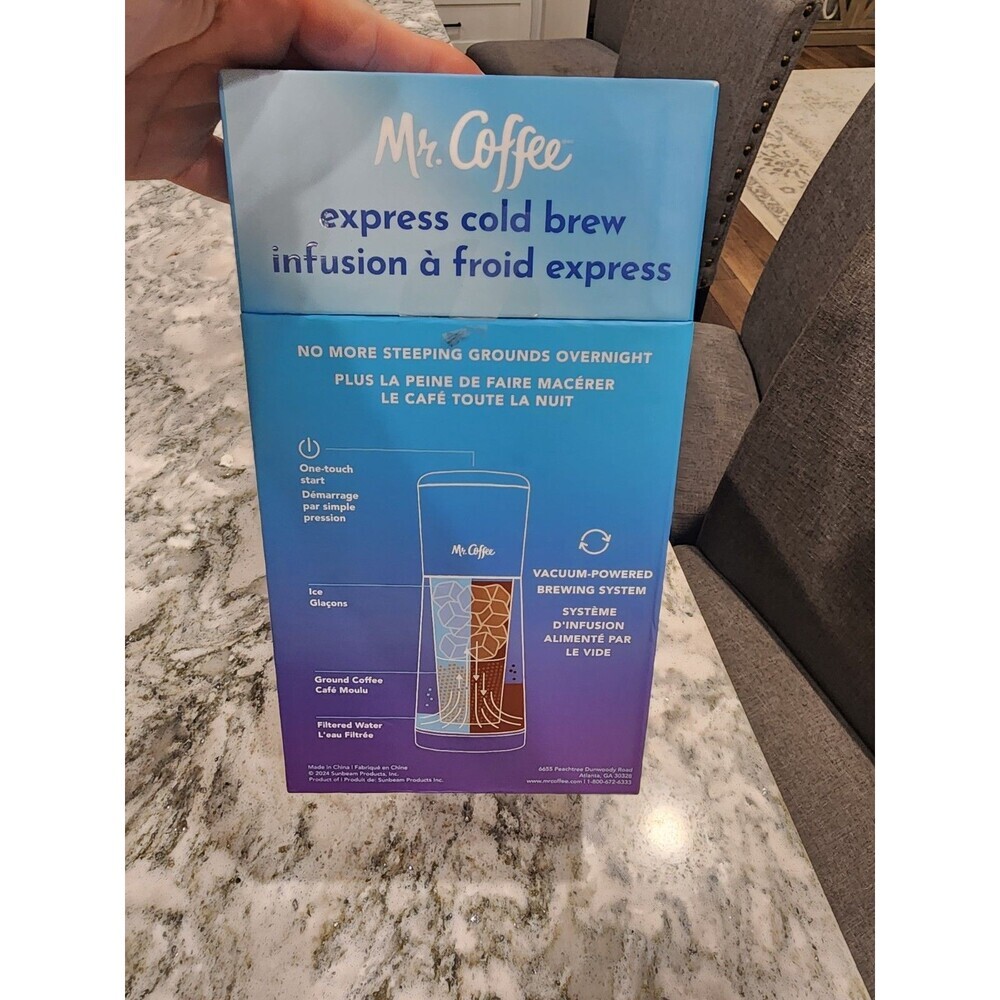 NEW Mr. Coffee Express Cold Brew 10 Minutes Detachable Carafe PLEASE READ INFO - Picture 4 of 5